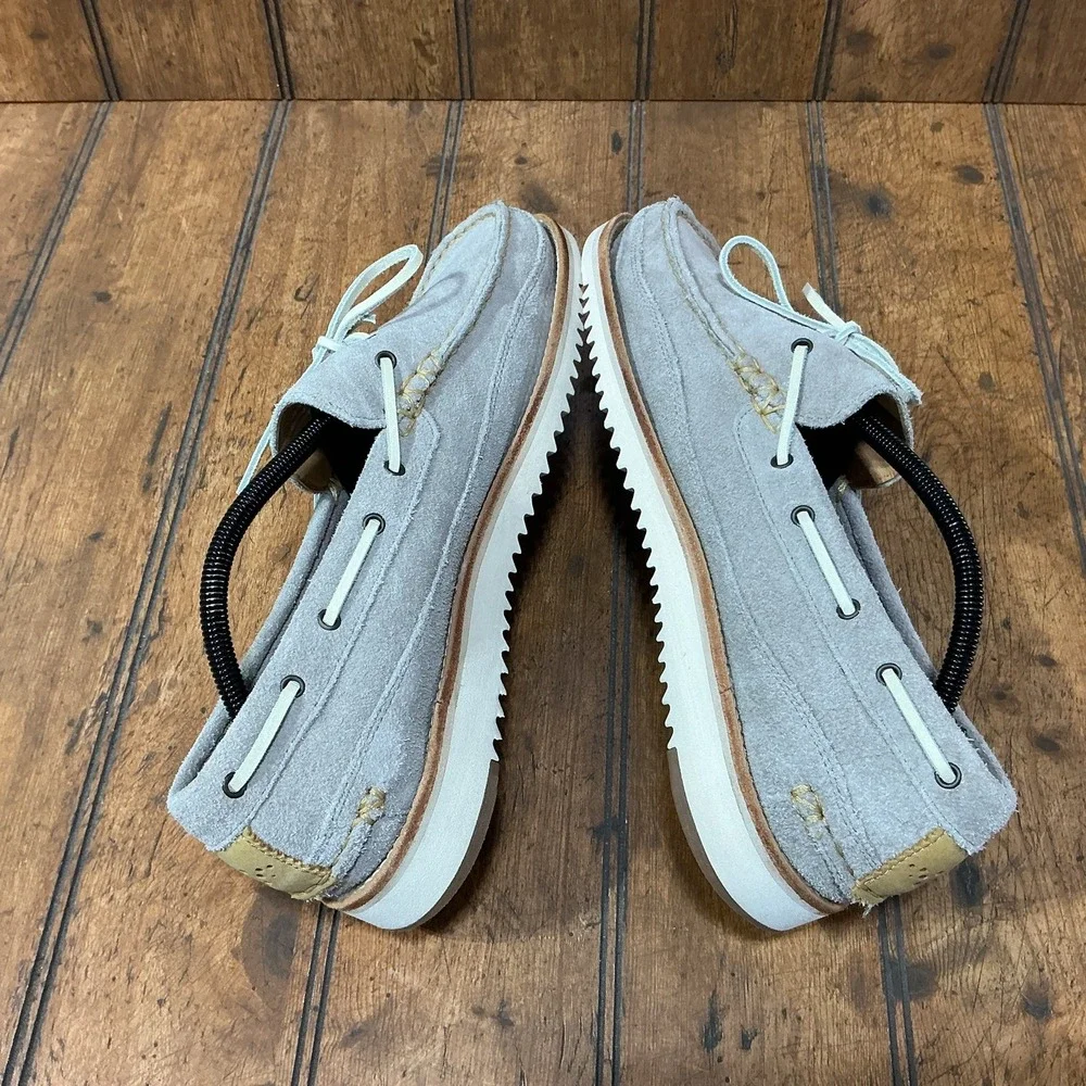 Cole Haan Pinch Rugged Beige Suede Boat Shoes Lace Up Comfort US 10 M C36405